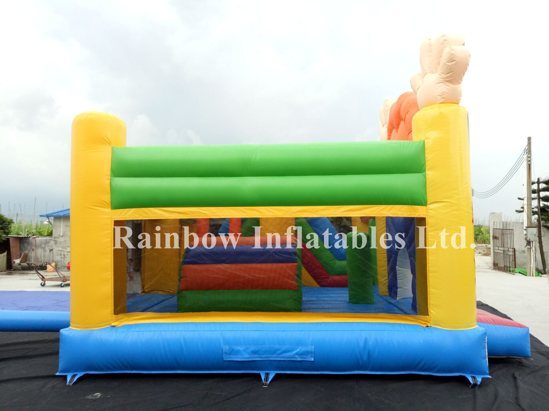 RB3028（5.2x5.5x3.5m）Inflatable Clown Bouncer Slide Combo for Kids